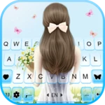 Logo of Bowknot Girl Keyboard Backgrou android Application 